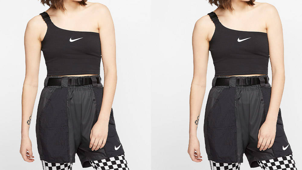 Nike Sportswear Crop Top Black