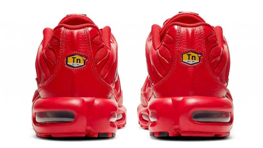 nike air max plus red gold