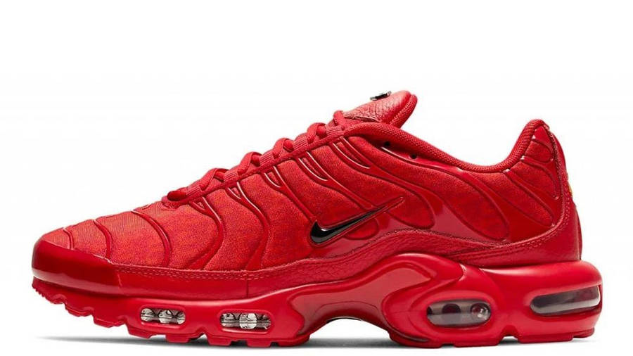 air max plus red and gold