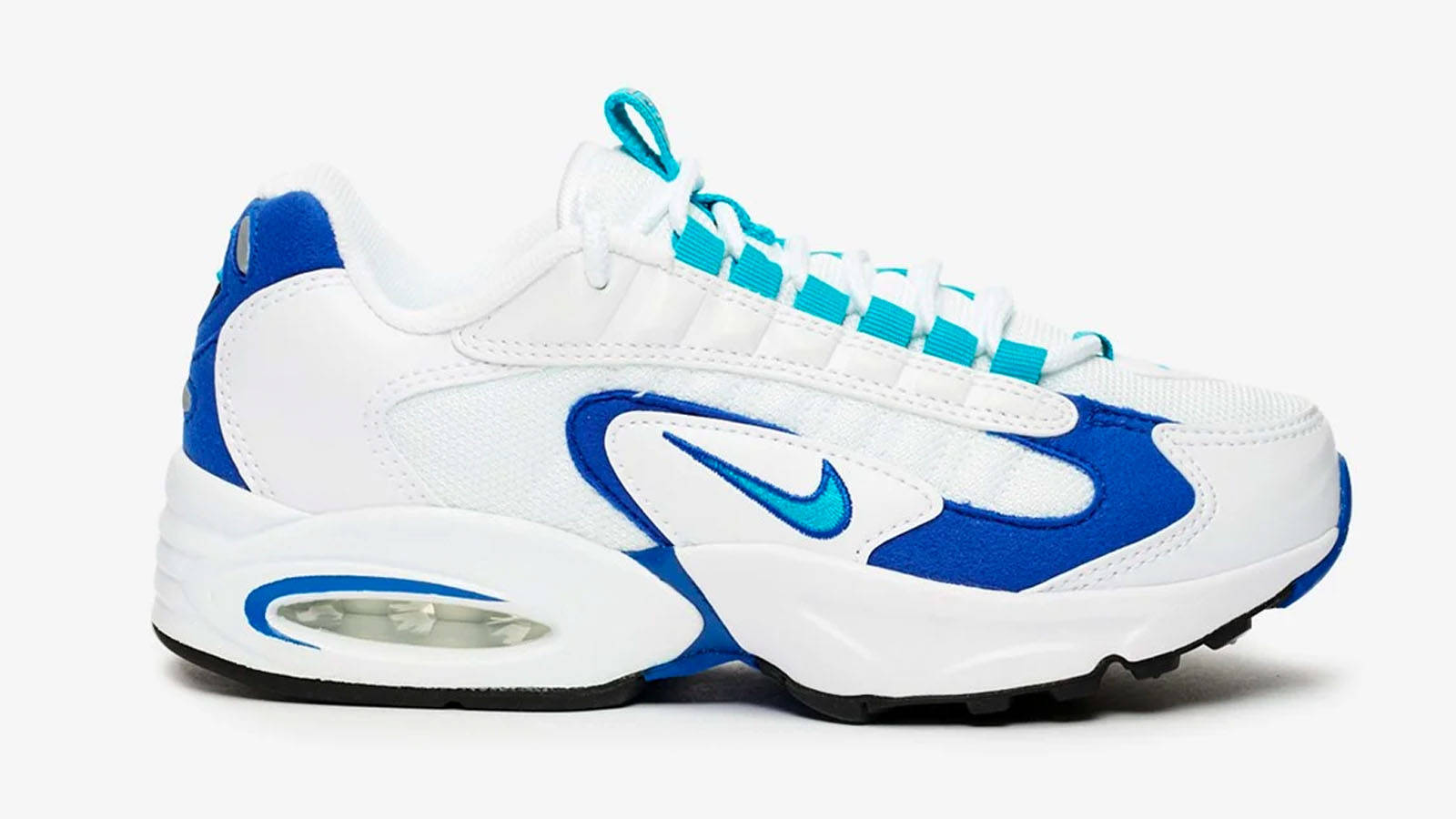 nike triax white blue