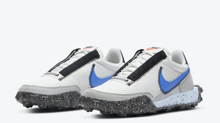 Nike Waffle Racer Crater Photo Blue Front