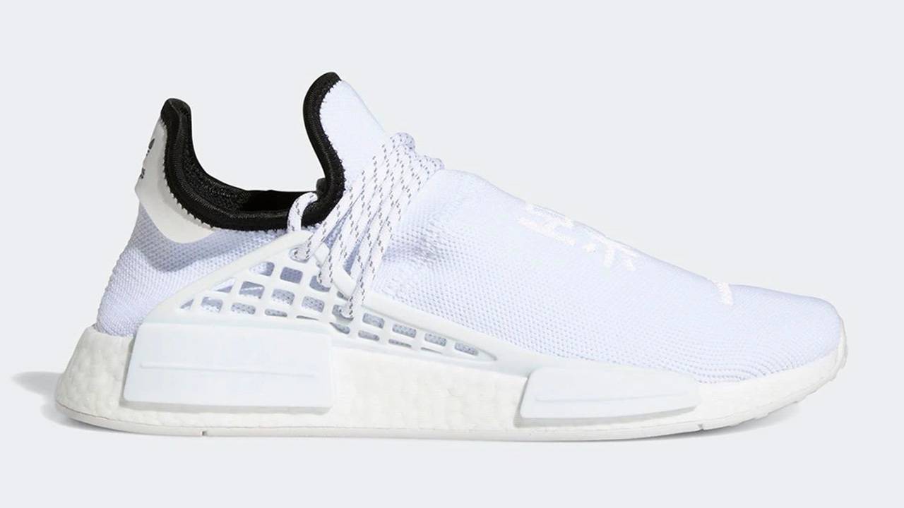 The Pharrell x adidas NMD Hu "Core Black" & "Core White" Are Dropping This Month