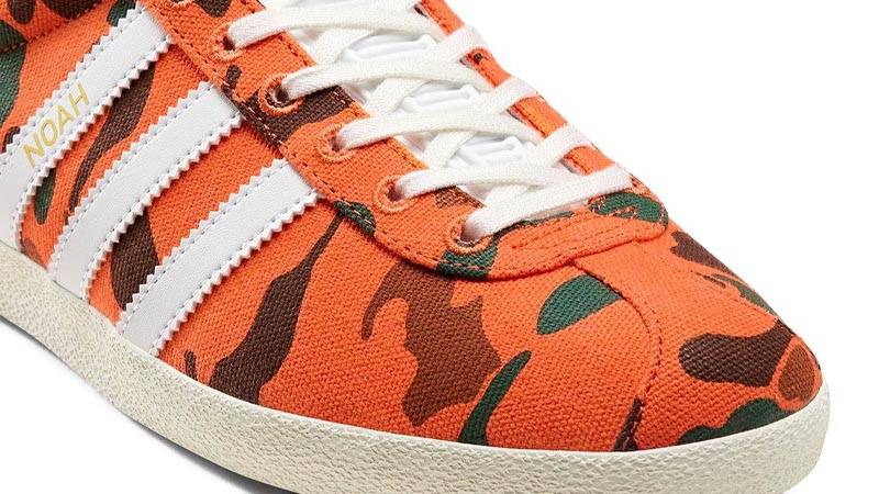 Noah x adidas Gazelle Camo Closeup