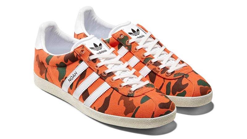 Noah x adidas Gazelle Camo Front