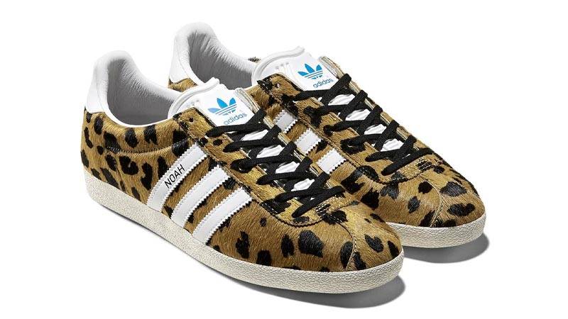 Noah x adidas Gazelle Cheetah Front