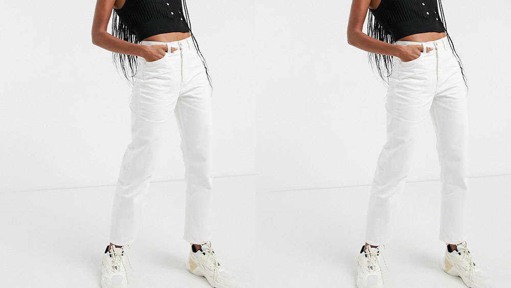 & Other Stories Trousers White