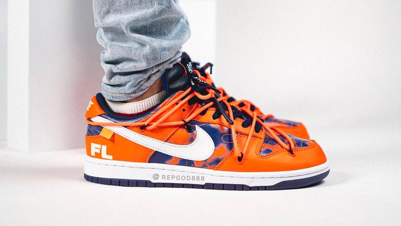 Futura x Off-White x Nike SB Dunk Low "Orange"