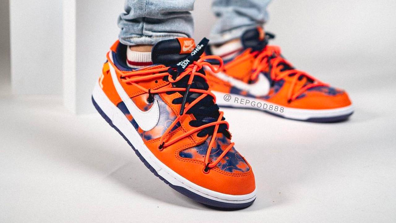Futura x Off-White x Nike SB Dunk Low "Orange"