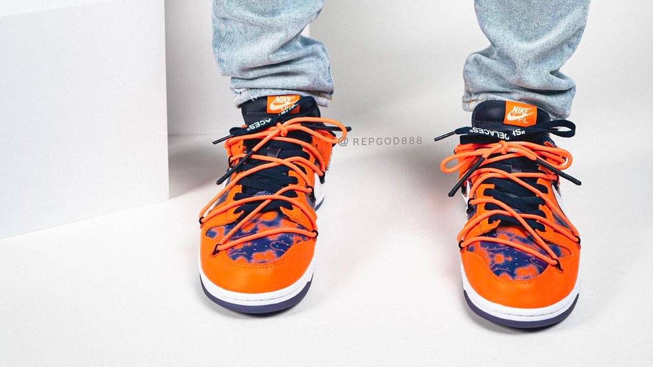 Futura x Off-White x Nike SB Dunk Low "Orange"