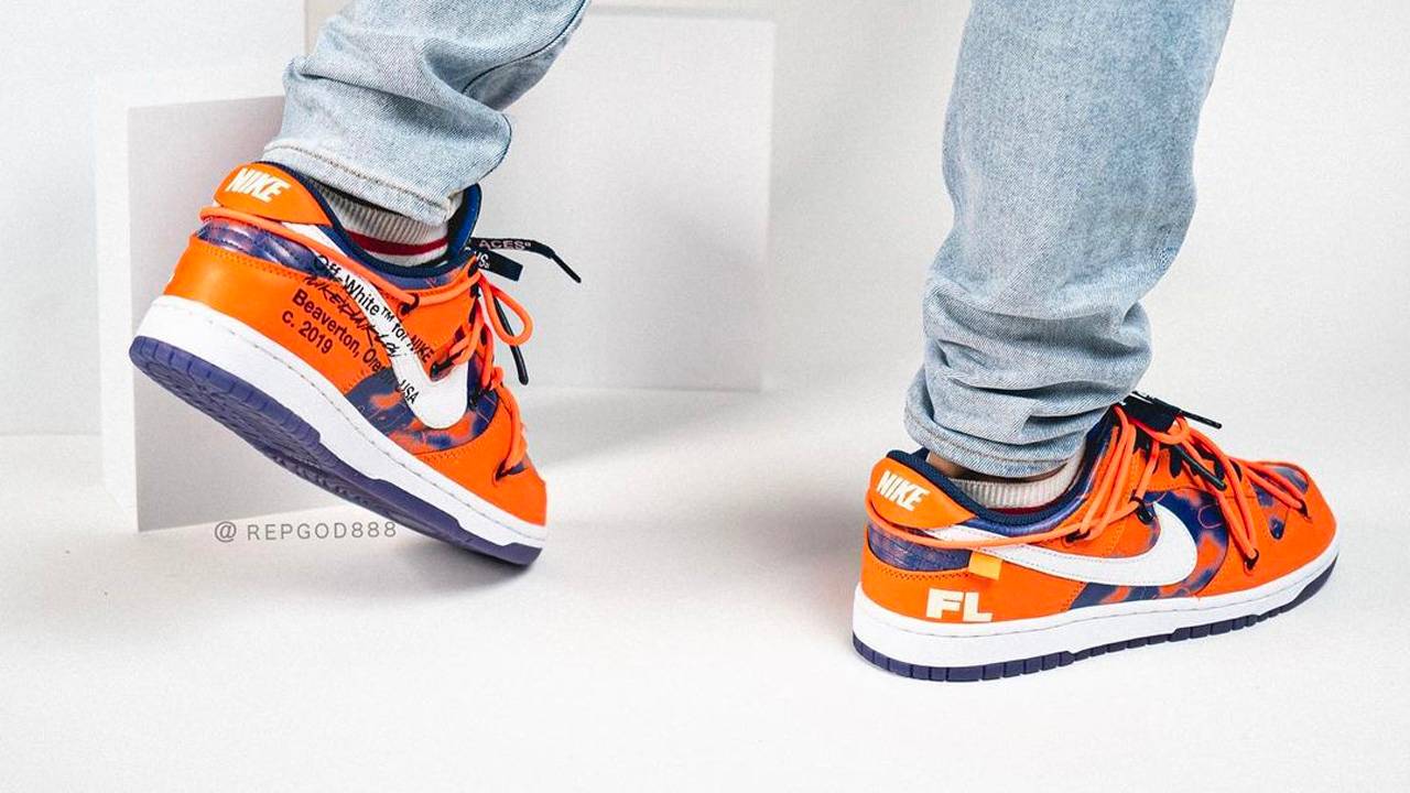 Futura x Off-White x Nike SB Dunk Low "Orange"