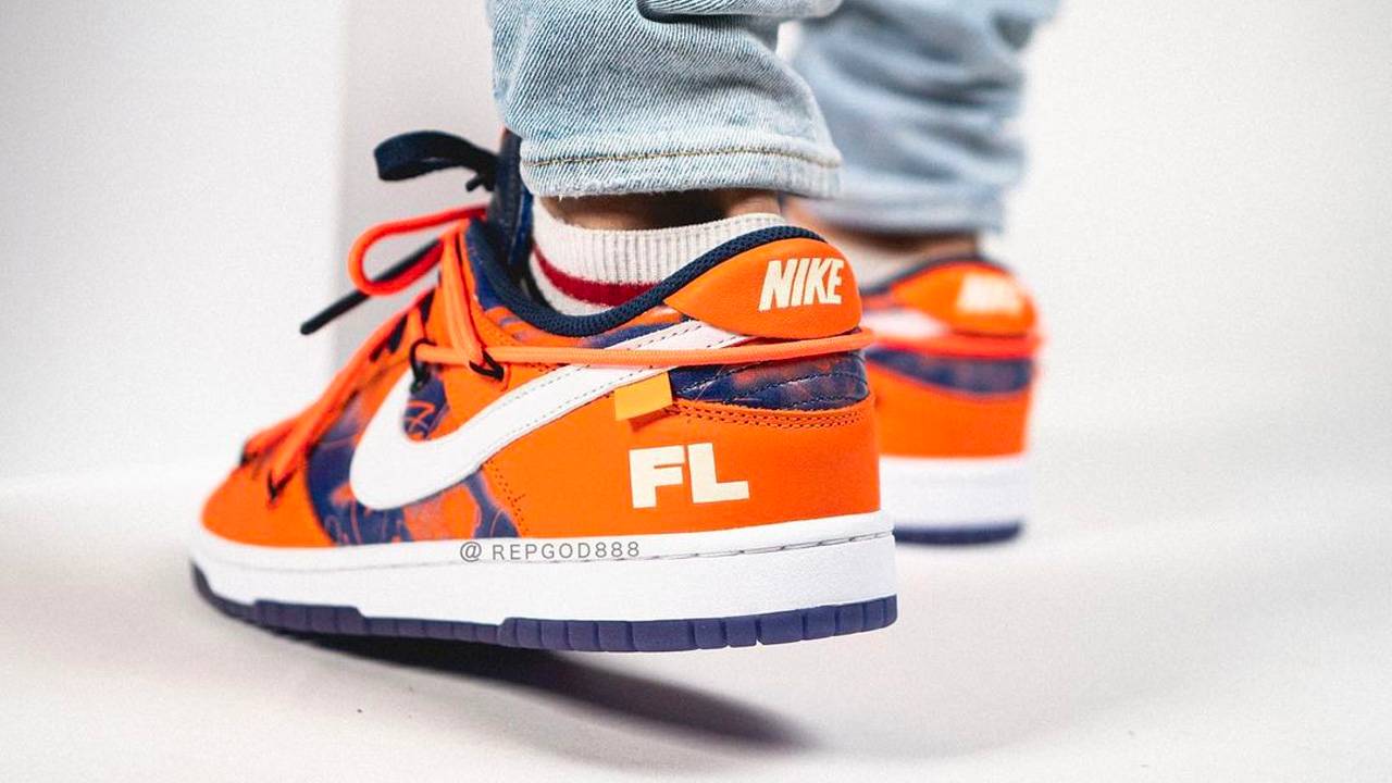 Futura x Off-White x Nike SB Dunk Low "Orange"