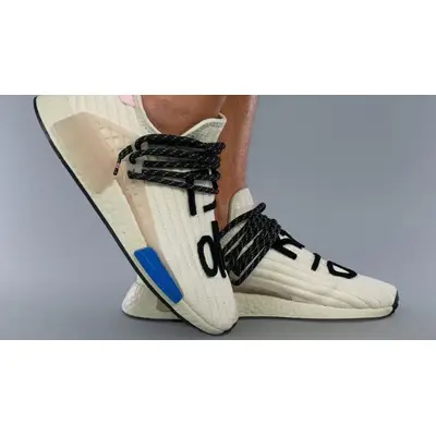 Pharrell x adidas NMD Hu Cream Blue Pink | Where To Buy | The Sole 