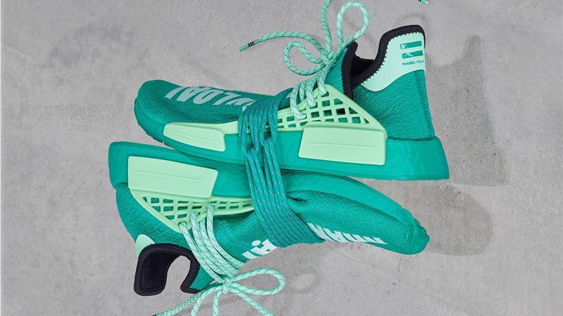 Pharrell x adidas NMD Hu Green | Where To Buy | GY0089