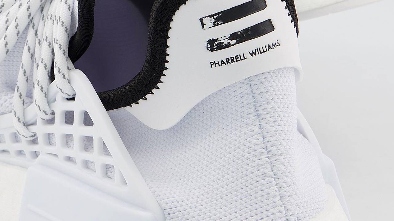 The New Pharrell x adidas NMD Hu "Triple White" is Already on Sale