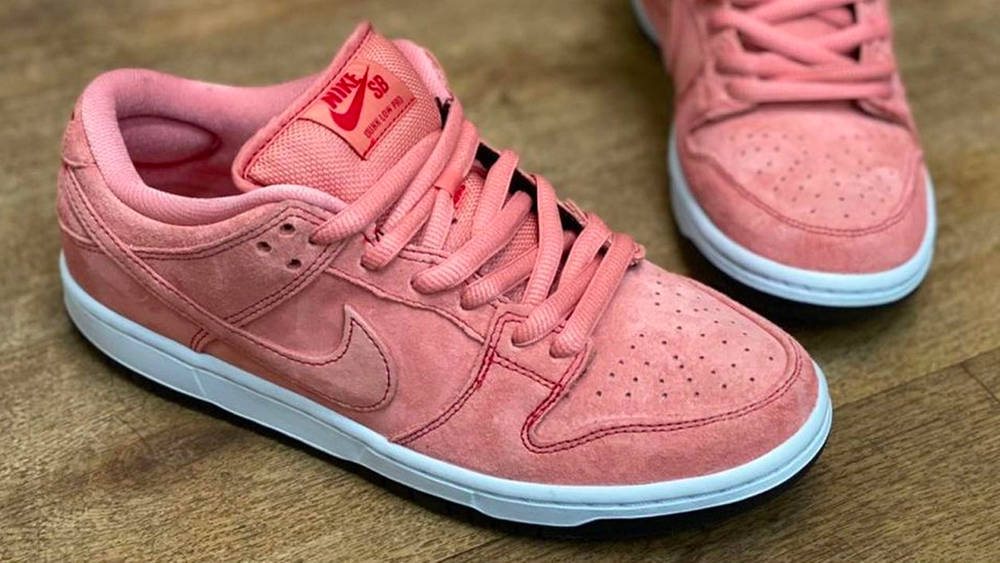 Image via zsneakerheadz Nike SB Dunk Low "Pink Pig"