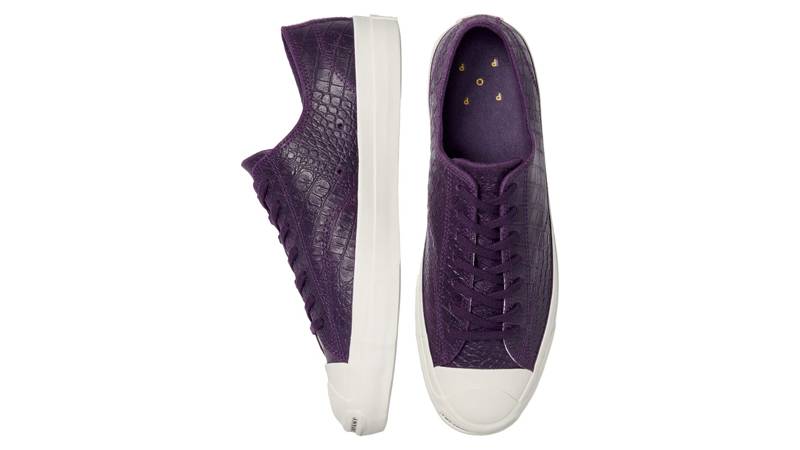 Pop Trading Co x Converse Cons Jack Purcell Pro Low Top Purple Egret Middle