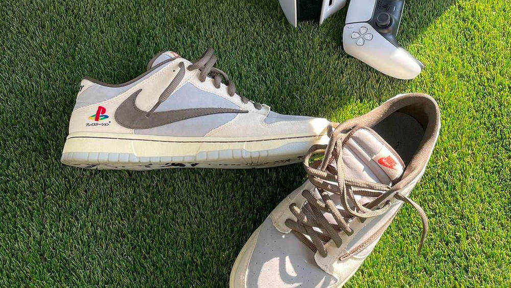 Image via Travis Scott PlayStation x Travis Scott x Nike Dunk Low