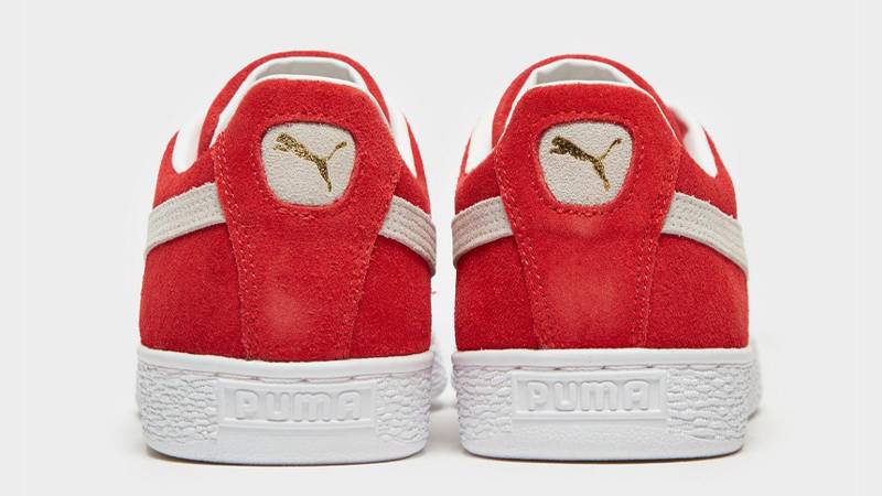 Puma Suede Classic Red White Back