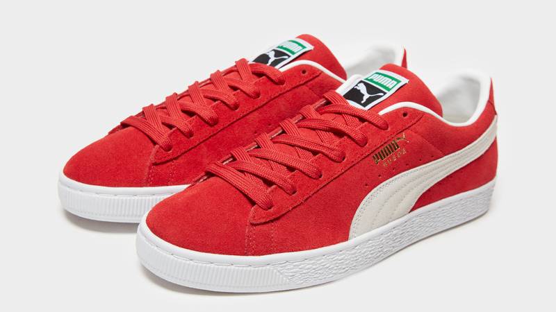 Puma Suede Classic Red White Front