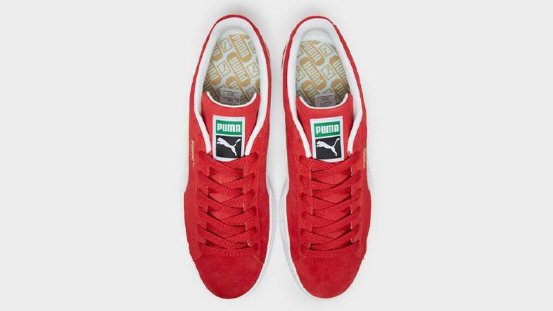 Puma Suede Classic Red White Middle