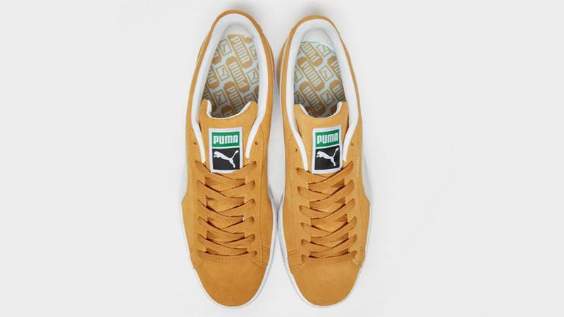 PUMA Suede Classic Yellow White Middle