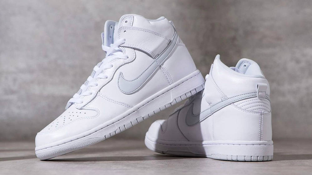 Image via Fullress Nike Dunk High SP "Pure Platinum"