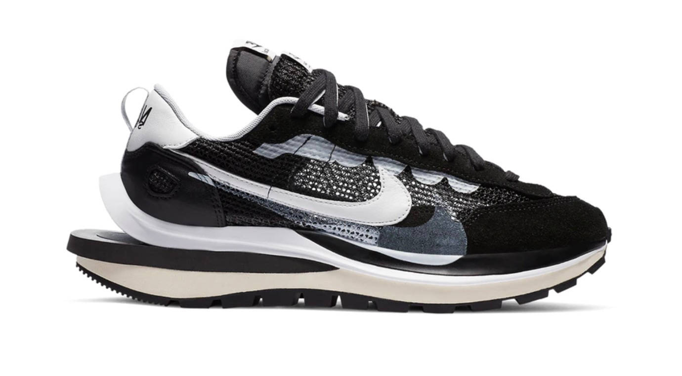 sacai x Nike VaporWaffle Black White