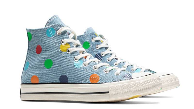 Tyler The Creator x Converse Chuck 70 Hi Polka Dot Front