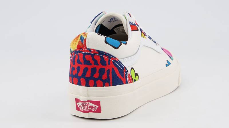 Vans Old Skool 36 DX Anaheim Hoffman Fabrics Floral Mix Back