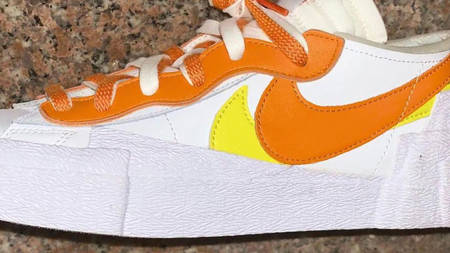 Up Close With the sacai x Nike Blazer Low "Magma Orange" Up Close With the sacai x Nike Blazer Low "Magma Orange"