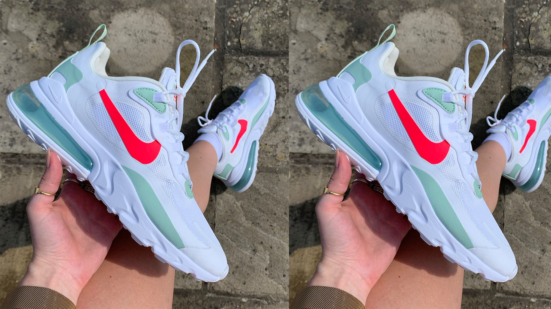 Sale Steal Pistachio And Crimson Dress This Half Price Nike Air Max 270 React The Sole Supplier