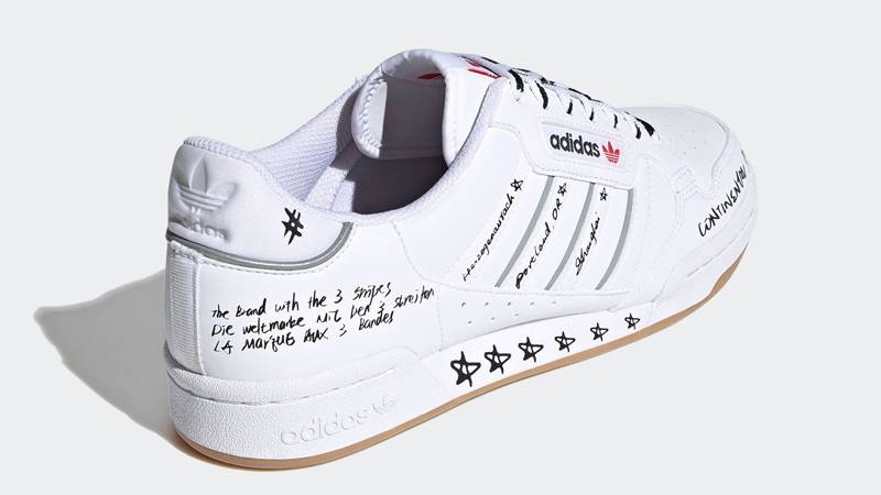 adidas Continental 80 Stripes White Back
