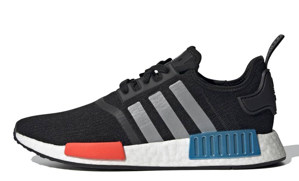 adidas nmd r1 black and silver