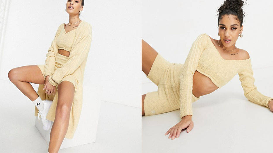 adidas Originals ‘Relaxed Risqué’ Fluffy Set Beige