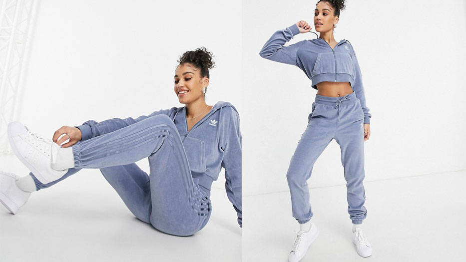 adidas Originals ‘Relaxed Risqué’ tracksuit blue