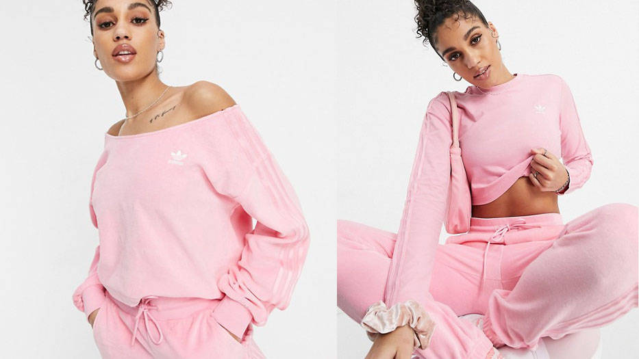 adidas Originals ‘Relaxed Risqué’ Tracksuit set pink