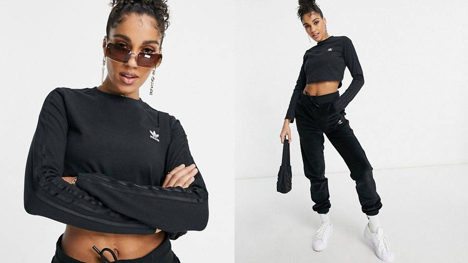 adidas Originals ‘Relaxed Risqué’ Velour Black
