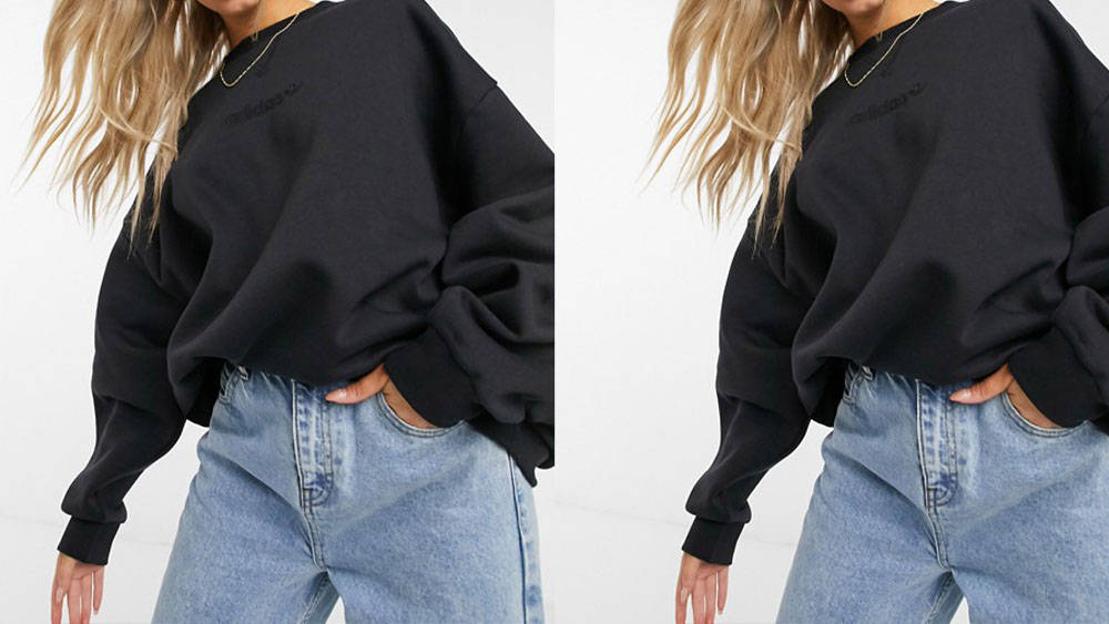 adidas Sweartshirt Black ASOS