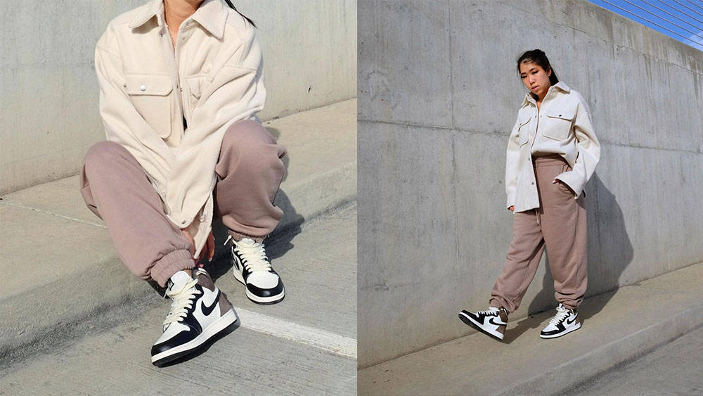 women wearing jordan 1