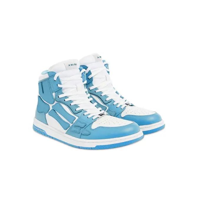 AMIRI Skel Bones High Top Blue White