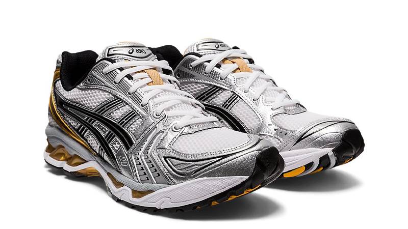 ASICS GEL-Kayano 14 White Pure Gold Front