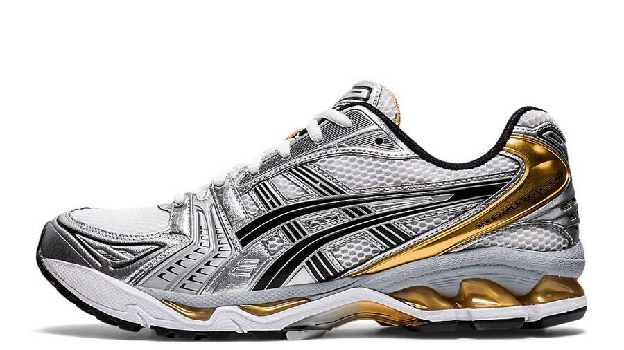 asics gel kayano white rose gold