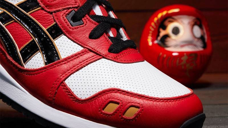 Classic Red Black And Red Asics Gel Lyte Iii ASICS GEL-Lyte Daruma
