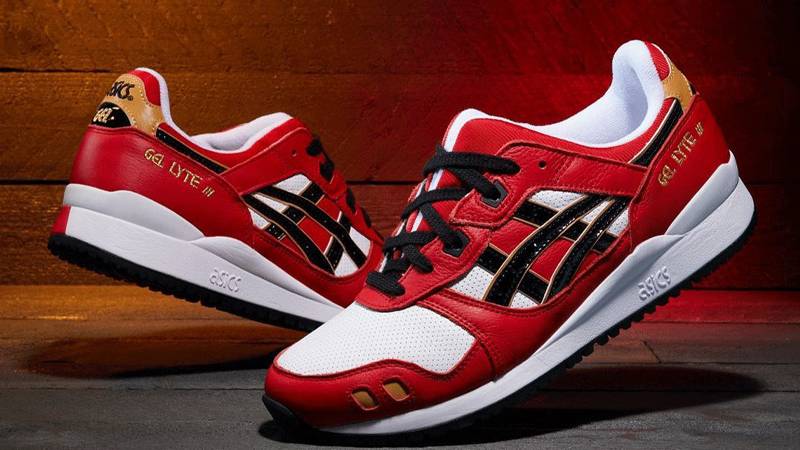 Classic Red Asics Gel Lyte Black And Red Asics Gel Lyte Iii Black