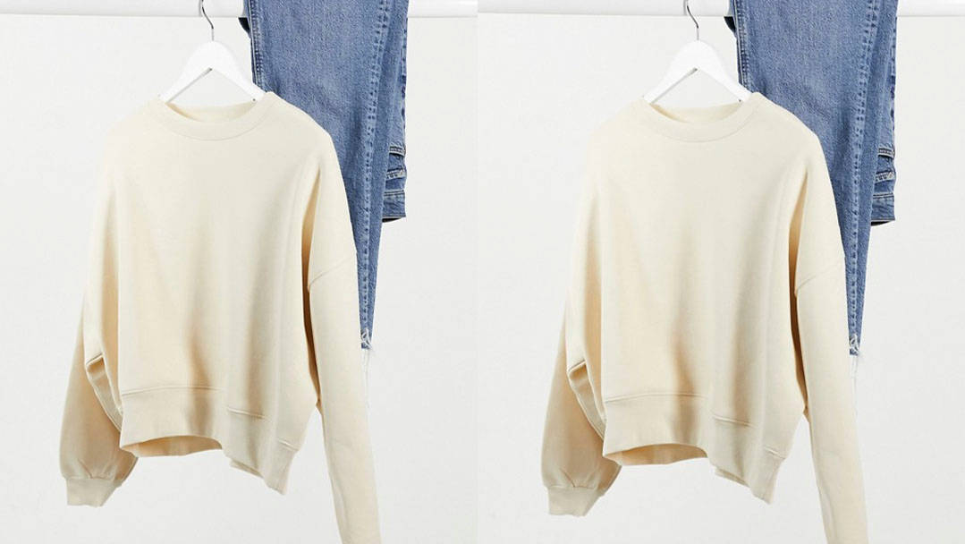 ASOS Design Oversized Sweatshirt Bone