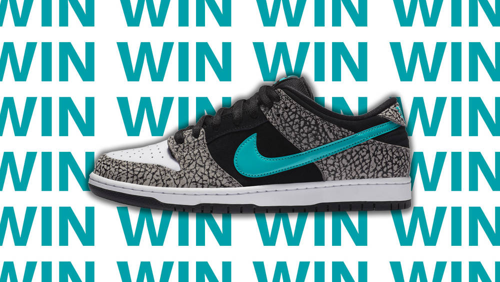 Giveaway Time: WIN the Nike SB Dunk Low "atmos Elephant"!