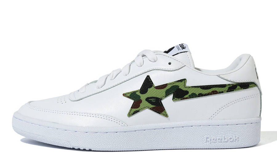 Bape X Reebok Club C White Where To Buy Undefined The Sole Supplier