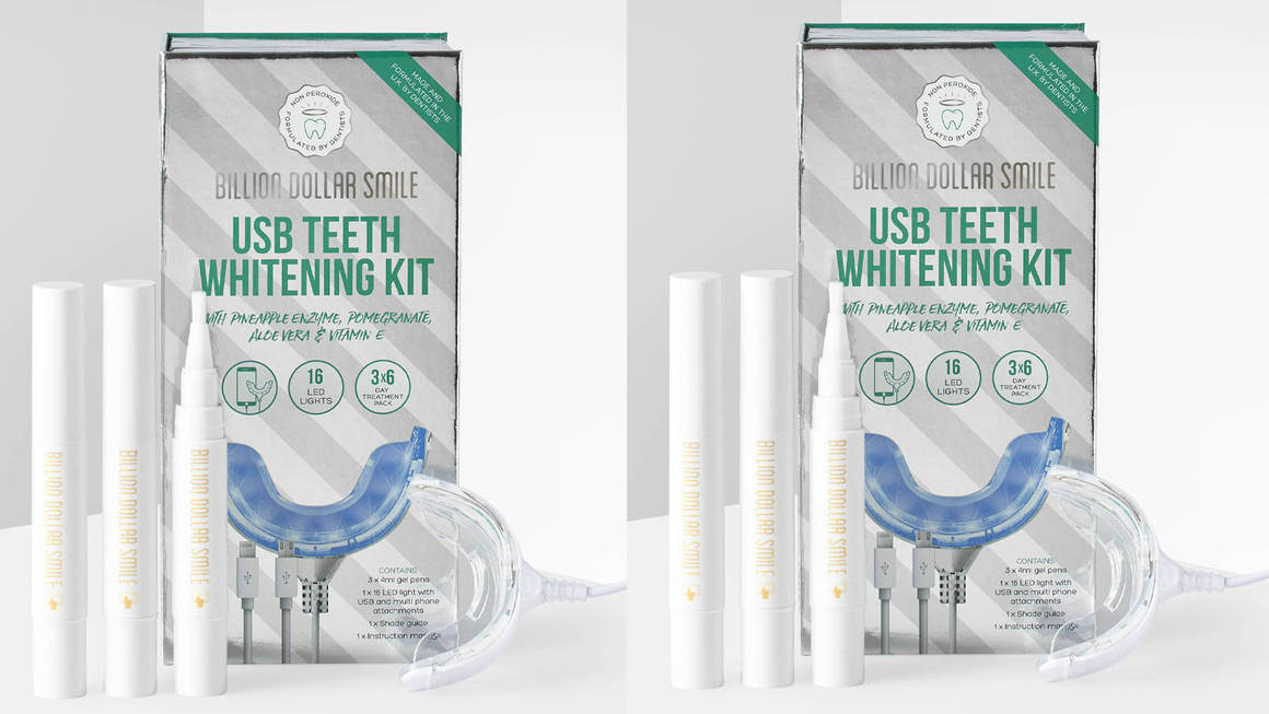 billion dollar smile teeth whitening kit