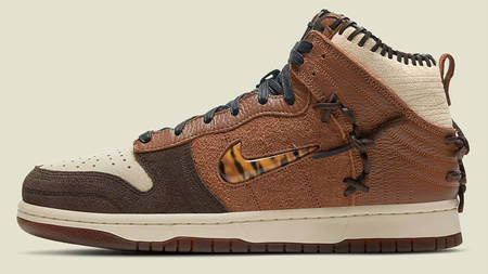 Take A Walk On The Wild Side With The Bodega x Nike Dunk High ‘Fauna Brown’