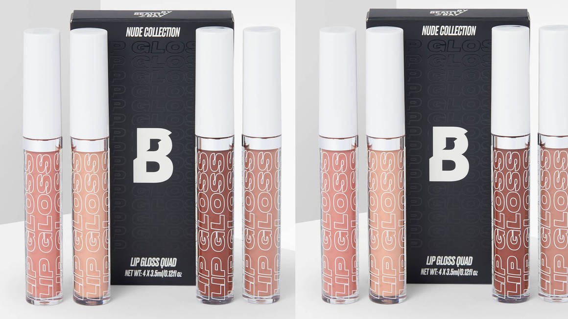 by beauty bay nude collection lip gloss